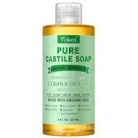 ราคา Castile Peppermint Liquid Soap 8oz, Made of Certified Organic Oil, Mild Peppermint Soap คิวเอ็นโฟ (57164533658)