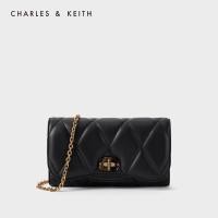 ราคา กระเป๋าสตางค์ใบยาวสายโซ่ CHARLES & KEITH (6178669459)