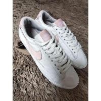 ราคา รองเท้ามือสอง NIKEแท้ %(Size:37.5/23.5)Nikeขาว-ชมพู (9648745068)