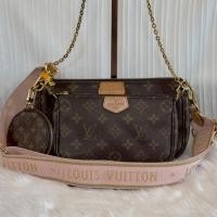 ราคา [รับประกันแท้] Used in good condition LV Multi Pochette DC20 [กระเป๋าแบรนด์เนมมือสอง] (46913454035)