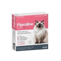 ราคา (กล่อง2หลอด ) Fiproline Spot On ยาหยอดกำจัดเห็บหมัดแมว (28471085271)