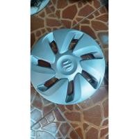 ราคา ⚡️400฿ต่อ1ชิ้น⚡️SUZUKI14"celerioฝาครอบล้อกะทะรถยนต์ขอบ14"แท้มือสองมีรอยบ้างนะคะพ่นสีใหม่ (22747441200)