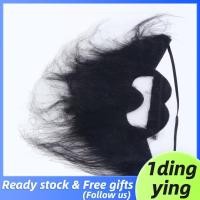 ราคา 1dingying.th ผู้ชายปลอมเคราสีดำตลกหนวดเครายาวเครื่องแต่งกายสำหรับงานปาร์ตี้คริสต์มาสฮาโลวีน (55914803145)