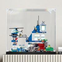 ราคา Lego Storage Box Acrylic Display Case สําหรับ 60316 Police Station Popmart Labubu Figure Collection (45810729995)