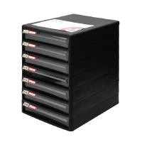 ราคา ONE ตู้เอกสาร 7 ชั้น รุ่น TCB-7 โครงสีดำ ลิ้นชักใส (40269743329)