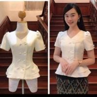 ราคา เสื้อไหมลาว ส่งตรงจากเวียงจันทน์ สวยเรียบหรูดูดี (2735970437)