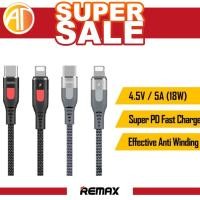 ราคา REMAX PD BRAIDED CABLE RC-151 TYPE C ถึง TYPE C/ TYPE C ถึงการชาร์จ IP USB-C DATA TRANSFER CONVERTER (17097687207)