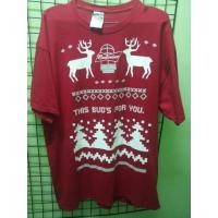 ราคา เสื้อยืดลายคริสต์มาสย้อนยุคของแบรนด์เบียร์ Budweiser (Budweiser Ugly Christmas T-Shirt (40481148136)