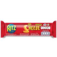ราคา ริทซ์แซนวิชแครกเกอร์ รสชีส 118กรัม Ritz Sandwich Crackers Cheese 118g. [หมายเลขบาร์โค้ด 4893049120008 ] (57710289406)
