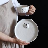 ราคา ชุดอาหารลายครามหมีขาวน่ารัก (24179608370)