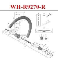 ราคา ชิ้นส่วนซ่อมดุมหลัง SHIMANO DURA-ACE WH-R9270-R รีเทนเนอร์/ซีลแหวน (27532878948)
