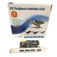 ราคา PCI EXPRESS CARD USB 4PORT V.3 (21280392446)