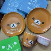 ราคา ถ้วยและจานรองเซรามิก Rilakkuma ของญี่ปุ่น (47456541919)