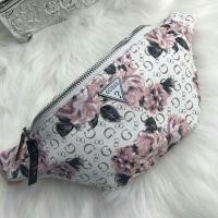ราคา กระเป๋าคาดเอว/คาดอก GUESS Floral Logo Fanny Packl รุ่นใหม่ของแท้ (2264964277)
