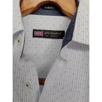 ราคา เสื้อเชิ้ตแขนยาว John Langford สภาพดีเหมือนใหม่ (22815517182)