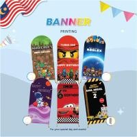ราคา LEGO/Car/Minecraft/Roblox/Constract/Banner/Tarpaulin/Backdrop Banner ฝาครอบฉากหลังกรอบแบนเนอร์วันเกิด 340gsm (43025372247)