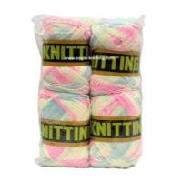 ราคา ไหมพรมอีเกิ้ลEagle Knittingสีเหลือบ4ply[Lลาย] 1ห่อ/4ม้วน [รหัส001-018] (24157843155)