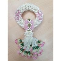 ราคา มาลัยประดิษฐ์ทำจากกระดาษสา มาลัยไหว้พระ พวงมาลัย มาลัยทิชชู (3491612824)