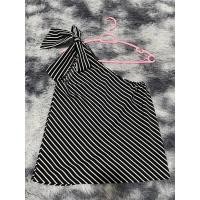 ราคา เสื้อปาดไหล่ข้างเดียวผูกโบว์มือ2 (20865280870)