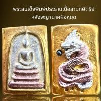 ราคา พระสมเด็จพิมพ์ประธานเนื้อสามกษัตริย์หลังพญานาคฝังหมุด,พระสมเด็จ (25780012369)