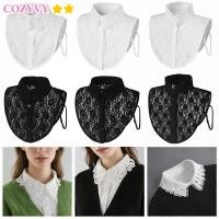 ราคา อบอุ่นสบาย ปลอกคอเท็จ,ลูกไม้ที่ถอดออกได้ปกปลอม,แฟชั่นสีขาวสีดําปกครึ่งเสื้อผู้หญิงหญิง (52761191307)