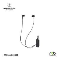 ราคา Audio Technica หูฟังไร้สาย รุ่น ATH-ANC100BT Wireless In-Ear Active Noise-Cancelling Headphones - Black (2424363610)