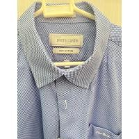 ราคา เสื้อเชิ้ตแขนยาว “Pierre Cardin” ของแท้ สีน้ำเงินแซมขาว (24823678615)