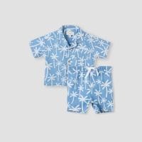 ราคา Babyshop Juniors All-Over Palm Tree Print Shirt and Shorts Set (57665073893)