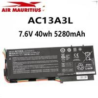 ราคา แบตเตอรี่แล็ปท็อป AC13A3L 7.6V 40wh 5280mAh สำหรับ Acer Aspire P3-131 P3-171 X313 X313-E X313-M P3-171 11.6" ULT (27889407818)