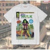 ราคา เสื้อMarvel ลาย She Hulk สีขาว ลิขสิทธิ์แท้ ( MVX-533 ) (28017804223)