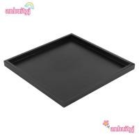 ราคา AHUITYJ ถาดไม้เสิร์ฟ,รูปร่างสี่เหลี่ยมวัสดุไม้ถาดเสิร์ฟอาหาร,เสิร์ฟ Platter สีดํา 11.8x11.8 นิ้วถาดชา Home Kitchen (55765229823)