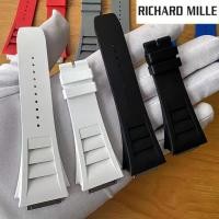 ราคา {FKM Rubber }Strap for Richard Mille RM35-01 RM35-02 RM055 RM030 RM011 – Fluoroelastummer Band with Steel End Links, Sweat-Resistant & Long-Lasting (54611847644)