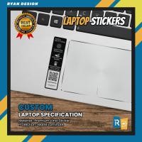 ราคา Lenovo Yoga Slim 7i Carbon Laptop Logo Sticker แล็ปท็อปคุณสมบัติสติกเกอร์ข้อมูลจําเพาะ (Unofficial) (26544021488)