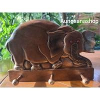 ราคา A54 ช้าง ช้างชูงวง ไม้ แกะสลัก ติดผนัง แขวน แขวนของ (43008437203)
