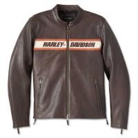 ราคา เสื้อแจ็คเก็ตหนัง Harley-Davidson® Men's Victory Lane II Leather Jacket - Java Brown 98001-23VM (49855841597)