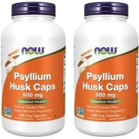 ราคา NOW Foods Psyllium Husk 500มก., 500 แคปซูล (2 แพ็ก) (45761502871)