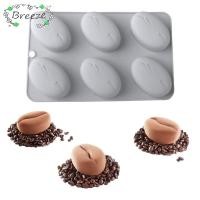 ราคา BREEZE แม่พิมพ์ซิลิโคนเมล็ดกาแฟ, แม่พิมพ์ขนมซิลิโคนเกรดอาหารยืดหยุ่น, พรีเมี่ยม BPA Free Handmade 6/12/28 Cavity French Pastry Mold ช็อกโกแลต (56609884755)