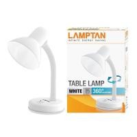 ราคา [สินค้าส่งด่วน] LAMPTAN โคมไฟตั้งโต๊ะ สีขาว LAMPTAN TABLE LAMP E27 / WHITE (47761244550)