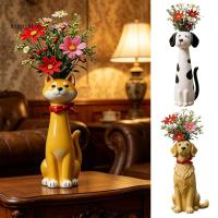 ราคา XPS Handcrafted Quirky Dog แจกันเรซิน – สัตว์วิภาคศาสตร์ดอกไม้หม้อสําหรับโต๊ะชั้นวาง Boho Home Decor ของขวัญที่สมบูรณ์แบบสําหรับคนรักสุนัขในเอเชียตะวันออกเฉียงใต้ Desktop แจกัน (44860233030)