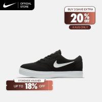 ราคา Nike SB Younger Kids' Check Canvas Skate Shoes - Black [905371-003] (56654326252)