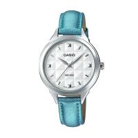 ราคา Casio Standard นาฬิกาข้อมือผู้หญิง สายหนัง รุ่น LTP-1392L-2A - สีฟ้า (577311527)