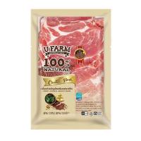 ราคา [สินค้าส่งด่วน] ยูฟาร์ม สันคอหมูชีวา สไลซ์แช่แข็ง 200 กรัม U FARM FROZEN CHEEVA SLICED PORK COLLAR 200 G (45062564124)