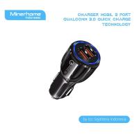 ราคา Qualcomm 3.0 2-Port USB 3.0 ที่ชาร์จในรถยนต์แบบชาร์จเร็ว (22332718391)