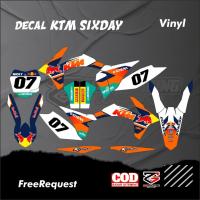 ราคา DECAL KTM SIXDAY DECAL KTM 250 KTM 85 สติ๊กเกอร์ร่างกายเต็มรูปแบบ KTM 250 (41051191447)