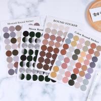 ราคา Polka Dot Sticker สติ๊กเกอร์วงกลมหลากสี (3949271537)