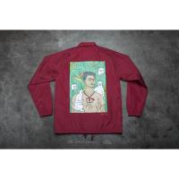 ราคา แจ๊คเก็ตผ้าร่ม Ripndip frida nermal coaches jacket (burgundy) (21177215450)