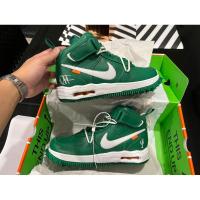ราคา ขาย Nike Air Force 1 x Off-White Mid Pine green ของใหม่ของแท้ (23942104718)