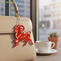 ราคา FAngel มงคลอะคริลิคนักษัตรจีนแพะแขวนเครื่องประดับ Red Gold Art Design สําหรับเทศกาล Party Decor TH (46865079817)
