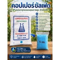 ราคา คอปเปอร์ซัลเฟต ธาตุทองแดง ผงจุนสี / Copper sulfate pentahydrate น้ำหนัก 1 กิโลกรัม (21415651794)
