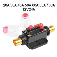 ราคา 20A 30A 40A 50A 60A 80A 100A Circuit Breaker 12V 24V DC รถรถบรรทุกรีเซ็ตฟิวส์ Circuit Breaker Y (45064562345)